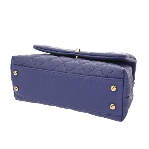 Chanel Calfskin Purple Handbags - Picture 6 of 10